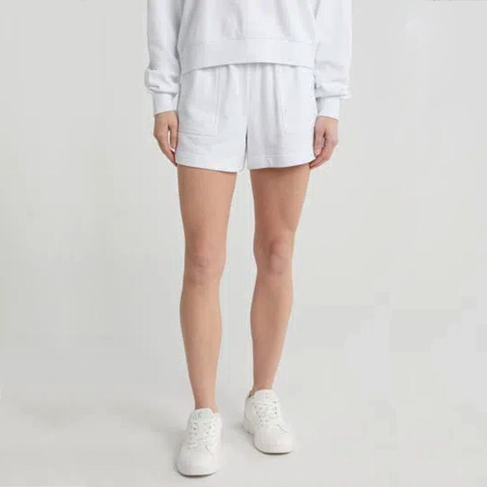 Z by ZELLA Level Up Terry Shorts in White XS - Picture 2 of 9